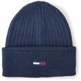 Tommy Jeans Damen M&uuml;tze TJW Flag Beanie, Blau (Twilight Navy), OneSize