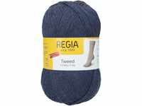 Regia 4-Fädig Uni Tweed, 100G jeans Handstrickgarne