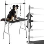 tectake&reg; Haustier Trimmtisch, Frisiertisch Hund und Katze, Pflegetisch, Hundefriseur