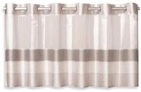 Design &Ouml;sen Scheibengardine 2221 beige Creme | Kurzgardine HxB 50x140cm ideal f&uuml;r