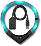 LEUCHTIE&reg; Easy Charge Leuchthalsband Hund aufladbar, wasserdichtes LED Halsband,