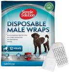 Simple Solution Einweg-R&uuml;denwindeln, Bauchb&auml;nder Medium, 12er-Pack 