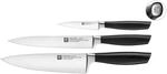Zwilling All * Star Messerset 3-tlg, Silber Kochmesser K&uuml;chenmesser Eisgeh&auml;rtete