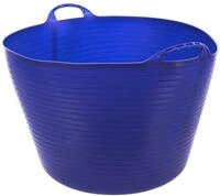 Kerbl Trog FlexBag blau (flexibler Futtertrog, M&uuml;slisch&uuml;ssel, Fassungsverm&ouml;gen 60