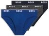 BOSS Herren Brief 3p Co/EL Slips, New - Open Blue487, L EU