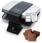 Cloer 1431 Zimtwaffeleisen f&uuml;r 9 Zimtwaffeln, Zimtkekse, Antihaftbeschichtung,