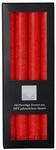 Stearin-Stabkerzen, 4 St&uuml;ck rot &Atilde;&tilde; 2,2 x H 25 cm, 370 g
