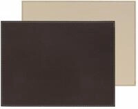 Duo - Platzset rechteckig, Schokobraun/Creme