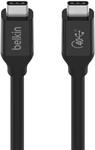 Belkin USB4-USB-C/USB-C-Kabel, USB-IF-zertifiziert mit Power Delivery bis zu...