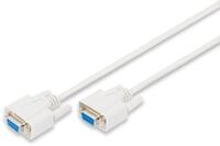 DIGITUS Serielles Anschluss-Kabel - D-Sub 9 zu D-Sub 9 - Buchse zu Buchse - 2.0m -