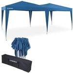 CASARIA&reg; Pavillon Capri 3x6m Pop-Up Blau Wasserabweisend Inkl. Tasche UV-Schutz