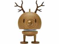 Hoptimist - Reindeer, Rentier - Medium Bumble - Oak - Handmade - Höhe 14 cm,...