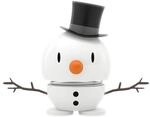 Hoptimist Snowman 9,5 x 5,9 x 7,8 cm S White