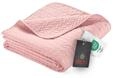 Ibena Nancy Tagesdecke 140x210 cm Tagesdecke Rosa Leichte Decke mit Zopfmuster