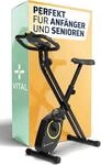 SportPlus SP-HT-1200-B-iE Heimtrainer Fahrrad klappbar - Hometrainer Fahrrad klappbar