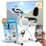SportPlus SP-HT-1300-W-iE Heimtrainer Fahrrad klappbar - Hometrainer Fahrrad klappbar