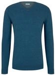 TOM TAILOR Herren Strickpullover mit V-Ausschnitt