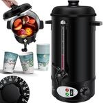 KESSER&reg; Gl&uuml;hweinkessel 8L Edelstahl Gl&uuml;hweinkocher mit Thermostat...