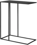 blomus Beistelltisch FERA | Black | 50L x 25B x 58H cm | Sofatisch Schwarz 