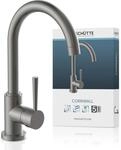SCH&Uuml;TTE 79162 Sp&uuml;ltischarmatur CORNWALL, Graphit matt, Wasserhahn K&uuml;che 