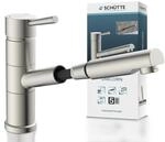 SCH&Uuml;TTE UNICORN K&uuml;chenarmatur mit ausziehbarer Geschirrbrause, Mischbatterie...