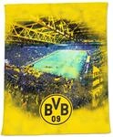 Borussia Dortmund BVB-Fleecedecke mit Stadionprint, 150x200cm