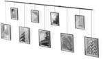 Umbra Exhibit Foto Collage Bilderrahmen &ndash; Flexibles Bilderrahmen-Set zur
