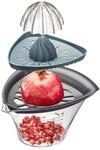 GEFU Granatapfelentkerner & Zitruspresse FRUTI &ndash; 2-in-1 Entkerner & Entsafter | Mit