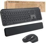 Logitech MX Keys Combo for Business | Gen 2, Full Size Kabellose Tastatur und