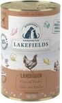 Lakefields Premium Welpenfutter Nass | Huhn 61% | 400g | Getreidefreies Hundefutter