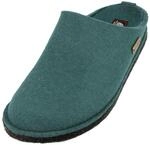 HAFLINGER Flair Soft Filzpantoffeln aus Wollfilz Hausschuh Piniengr&uuml;n (108) Gr. 36