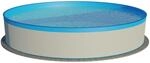 Planet Pool: Stahlwandpool Rundbecken 360 x 84 cm | rund, freistehend & wei&szlig; 