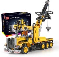 Mould King 17011 Technik Abschleppwagen Kran Klemmbausteine, 1250 Teile...