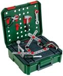Theo Klein 8396 Bosch Werkbankkoffer + IXOLINO II I F&uuml;r Konstruktionsspiele I Inkl.