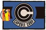 Dragon Ball Z Fu&szlig;matte (Capsule Corp Design) Kokosfaser T&uuml;rmatte, Au&szlig;en- und Innen
