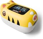 Pulox PO-230 Finger-Pulsoximeter f&uuml;r Kinder in Gelb, Messung von SpO2 und Puls in