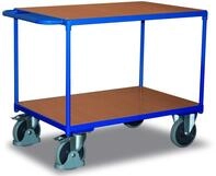 VARIOfit Schwerer Tischwagen mit 2 Ladefl&auml;chen 1.000 x 600 mm