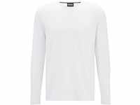 BOSS Herren Langarmshirt Crew-Neck Mix&Match LS-Shirt R, Farbe:Weiß,...