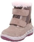 Superfit Icebird warm gef&uuml;tterte Gore-Tex Schneestiefel, BEIGE/ROSA 4000, 27 EU