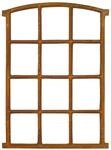 aubaho Stallfenster Scheunenfenster Fenster 12 Felder Eisen 78cm Rost Antik-Stil