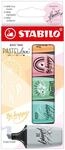 STABILO - Textmarker - BOSS MINI Pastellove 2.0-5er Pack - rosiges Rouge, zartes
