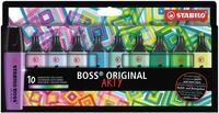 STABILO - Textmarker - BOSS ORIGINAL | ARTY, 10er Pack, kalte Farben