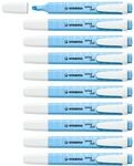 STABILO - Textmarker - swing cool Pastel | 10er Pack, himmlisches Blau