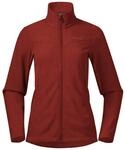 Bergans Finnsnes Fleece W Jacket Rot - Leichte warme Damen Fleecejacke, Gr&ouml;&szlig;e...