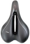 Contec Elliptic + - Sella da bicicletta da Uomo, Colore: Nero/Argento