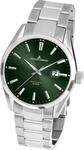 JACQUES LEMANS Herrenuhr Derby Metallband massiv Edelstahl 1-1846.1F