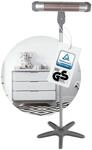 Babyruf BR 80 Wickeltisch Heizstrahler | 2 Heizstufen 400/800 Watt | Wandmontage oder