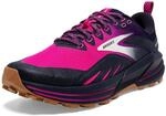 Brooks Damen Cascadia 16 Sneaker, Pecoat/Pink/Keks, 37.5 EU