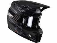 Leatt Motocross-Helm-Kit mit Brille Moto 9.5 V23 Schwarz Gr. M