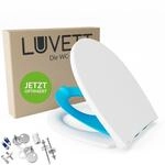 LUVETT C490 Family WC-Sitz Universal | Kindersitz & SoftClose, Pop-Blau | Integrierte